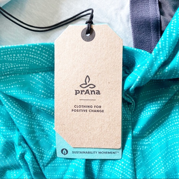PRANA Skypath Dress Teal Riptide NWT - Picture 4 of 13